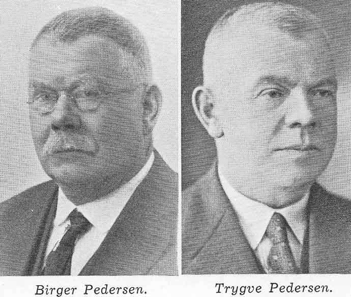 BIRGER og TRYGVE PEDERSEN