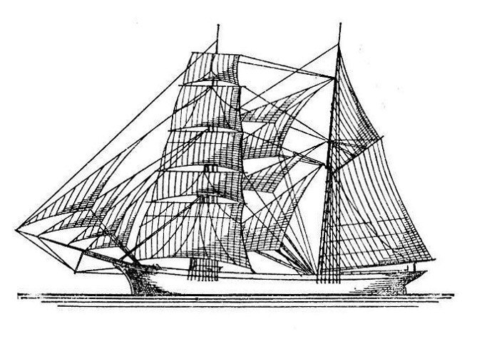 SFJ00218660120001 Illustrasjon Skonnert